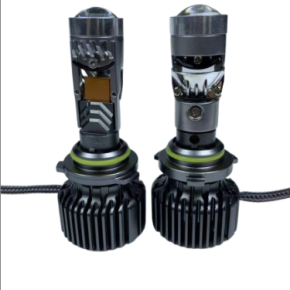 70W Dual Beam LED Car Headlight Bulb with Projector Lens 6000K Motorcycle LED Headlamp
